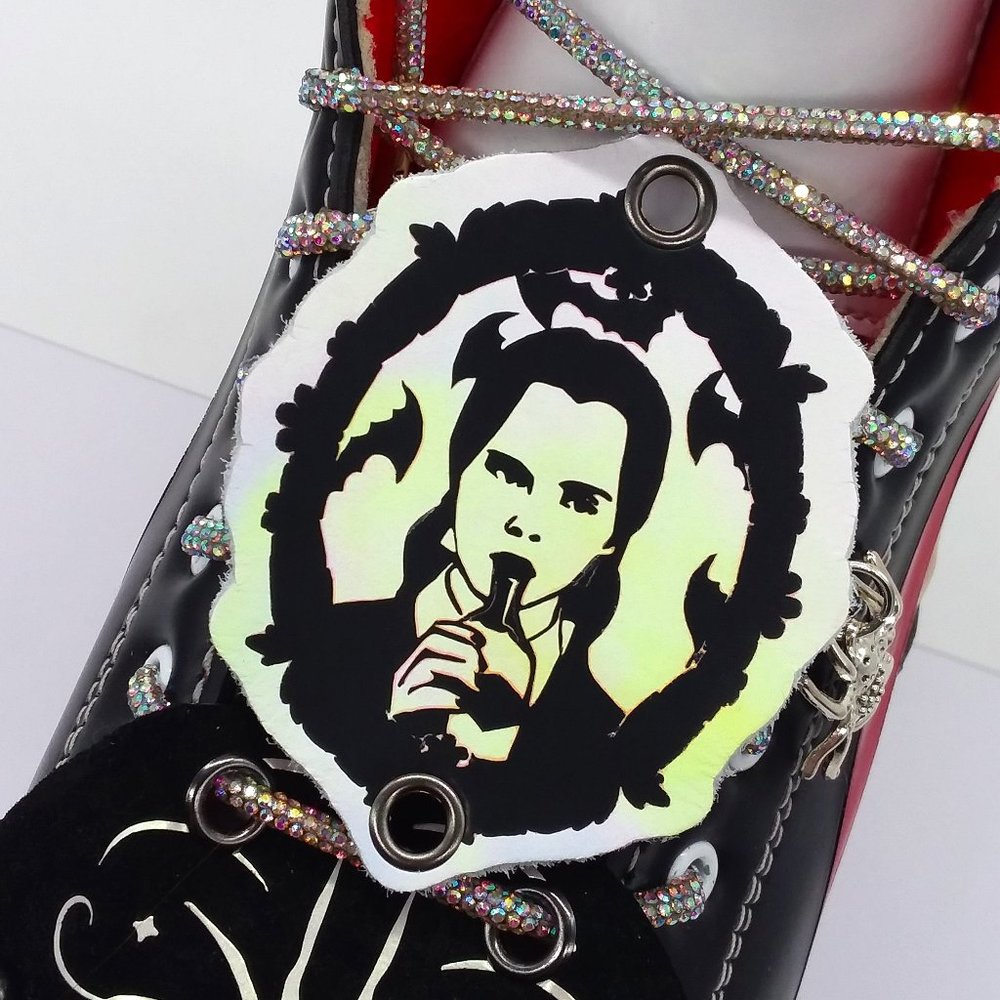 Wednesday Addams   shoe charm for Roller Skates and Boots